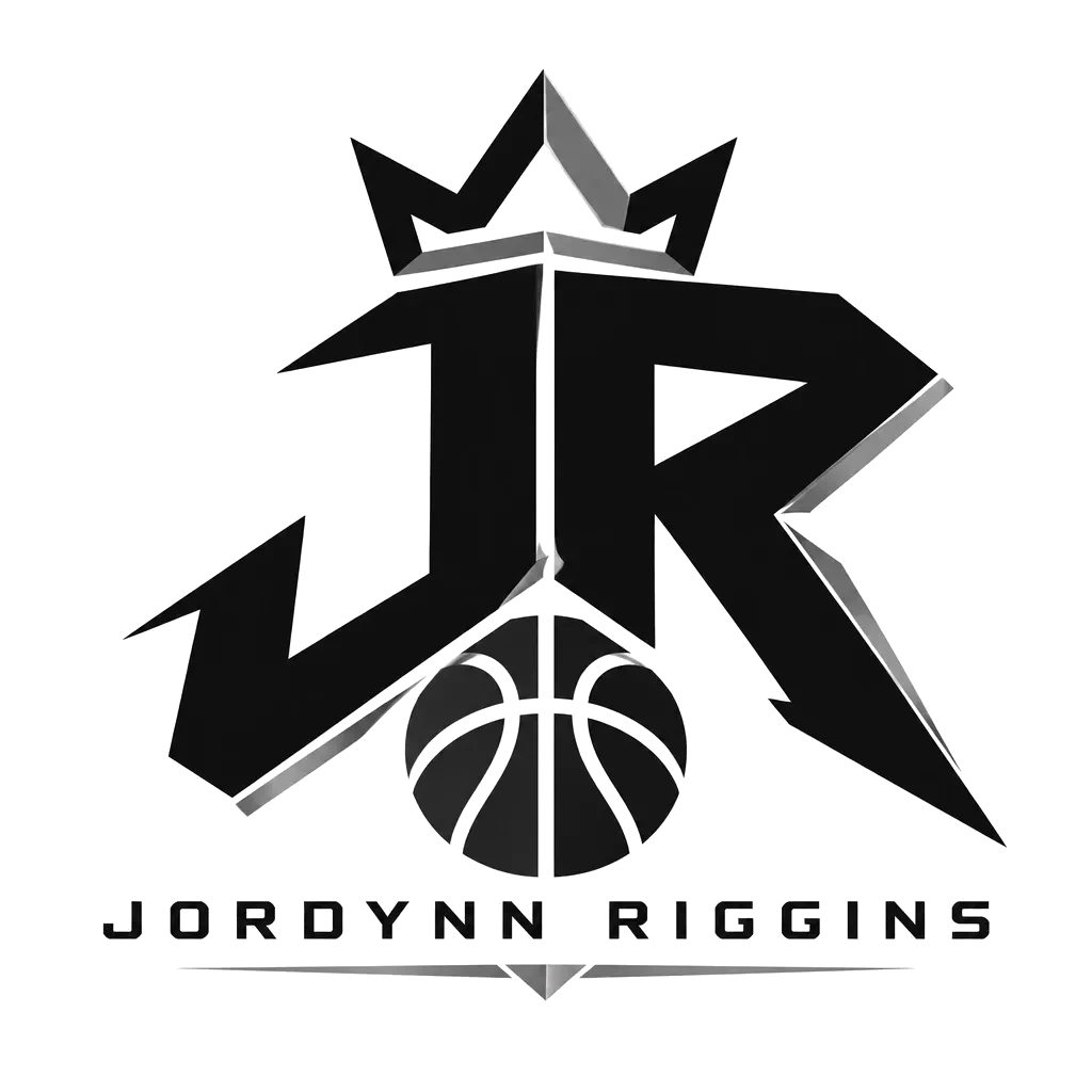 Jordynn Riggins crowned basketball logo